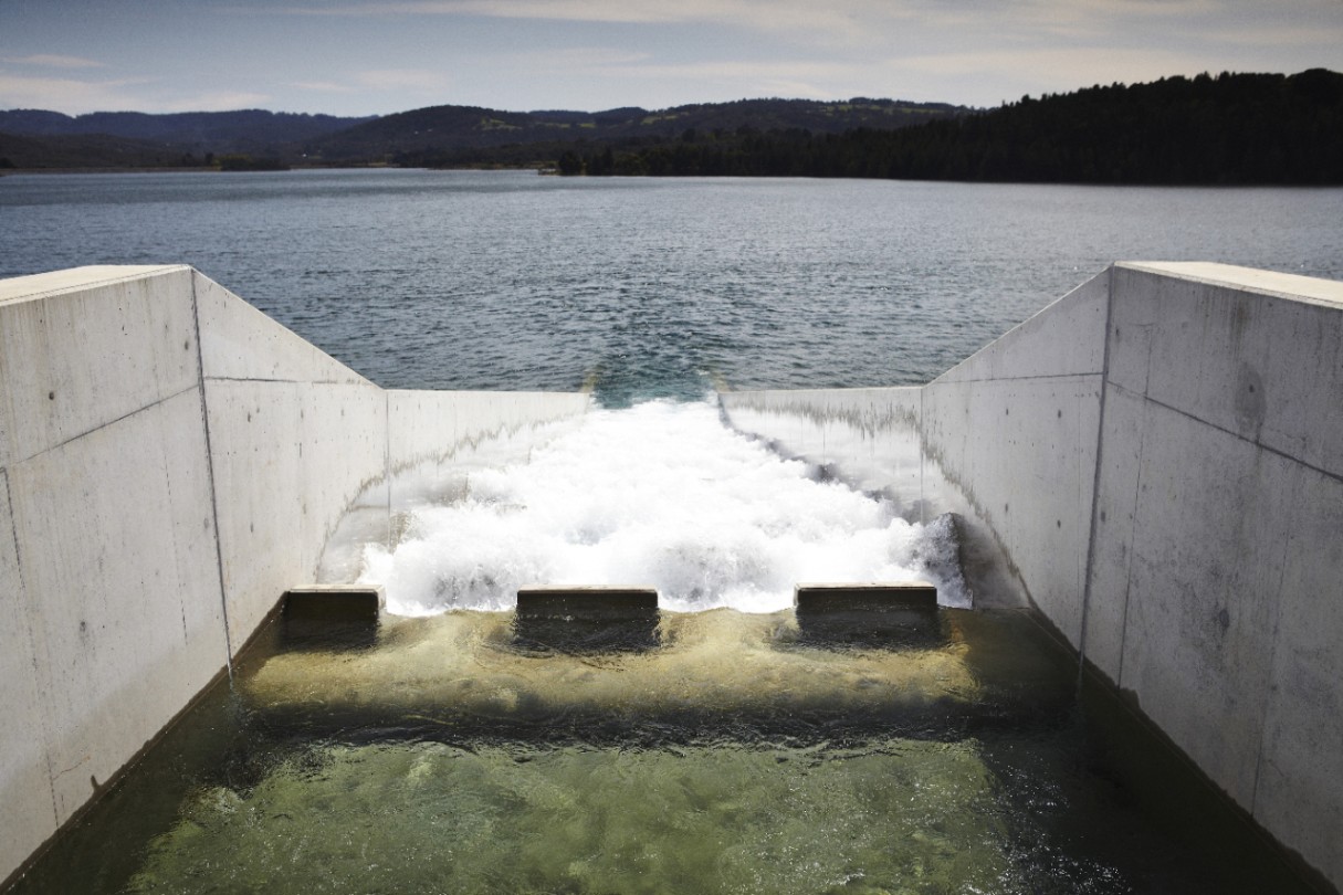 Arrival of desalination plant commissioning water